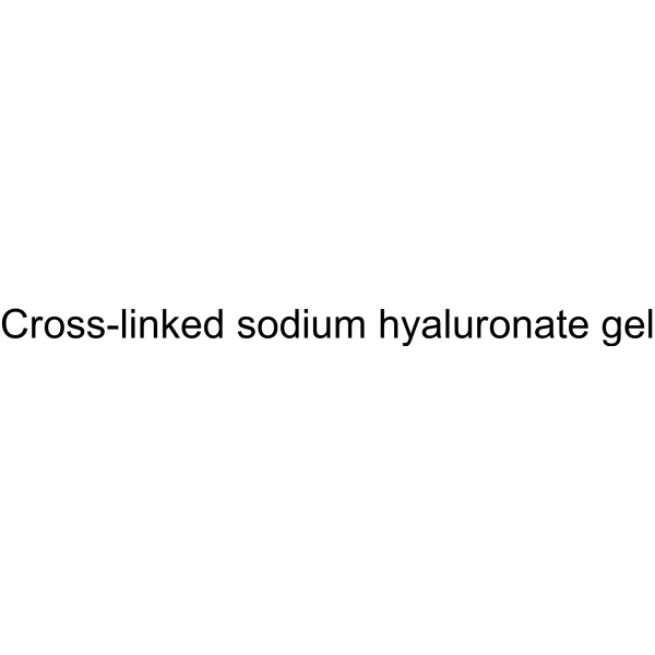 Cross-linked sodium hyaluronate gel